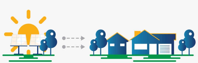 Solar Farm Local Communities Illustration - Solar Power, transparent png #3934039