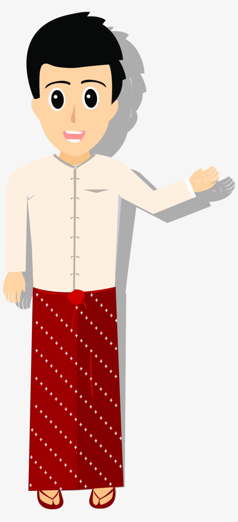 This Free Icons Png Design Of Native Myanmar Man, transparent png #3934445