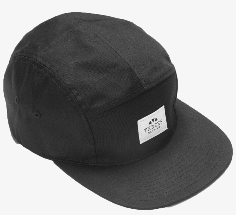 Full Logo Black 5 Panel Hat - Top Logo Snapback, transparent png #3934735