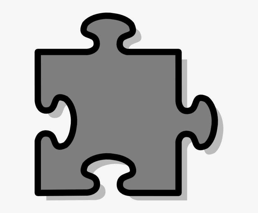 How To Set Use Grey Jigsaw Piece Clipart - Jigsaw Piece, transparent png #3934802