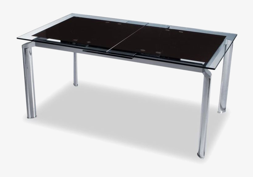 Modern Dining Tables - Home Usa Dark Glass Top Dining Table, transparent png #3934825