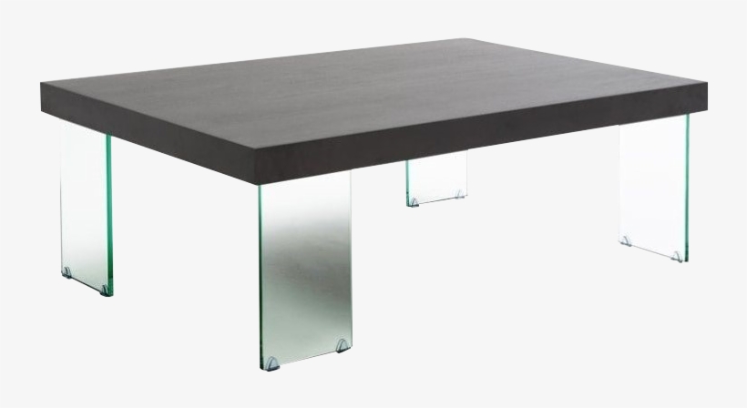 Eurostyle Cabrio Coffee Table Glass In Clear And Wenge - Euro Style Coffee Table In Wenge Finish, transparent png #3934890