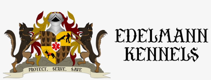 Edelmann Kennels & Training - German Shepherd Breeder Logo, transparent png #3934999