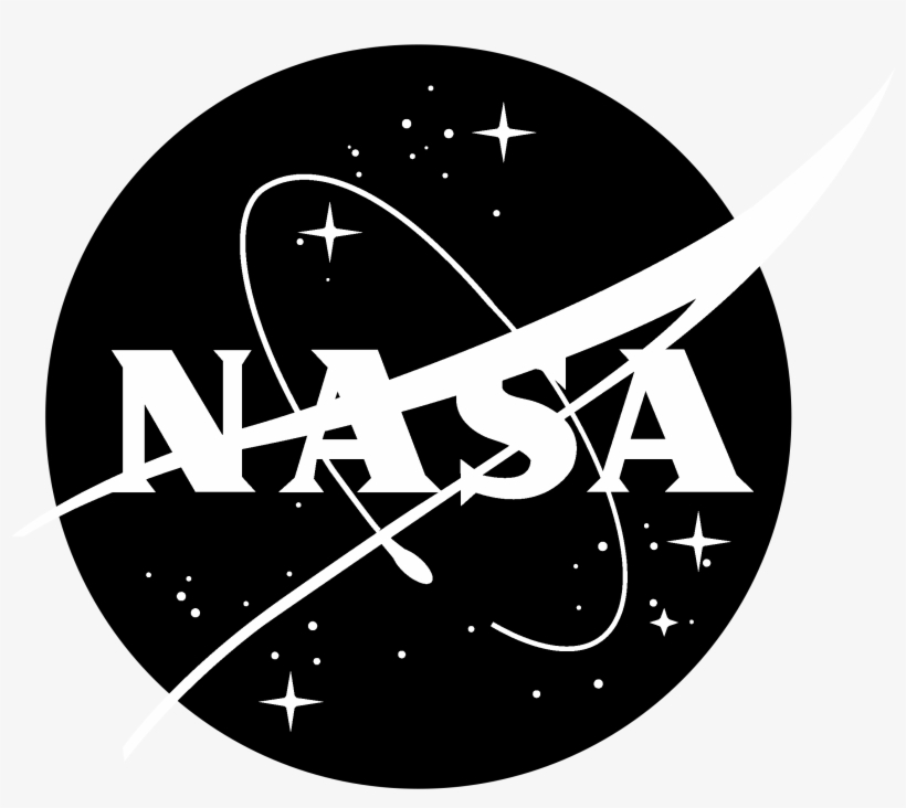 Nasa Logo Black And White - Nasa Logo Wallpaper Iphone, transparent png #3935145