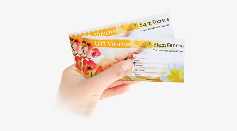 Gift Voucher Image - Voucher In Hand, transparent png #3935710
