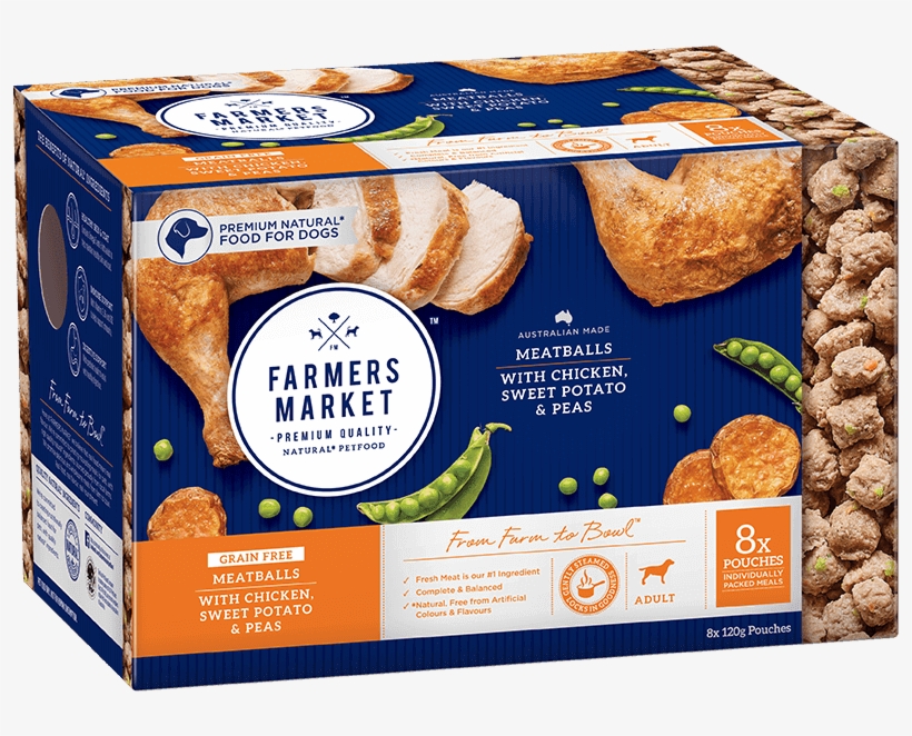 Meatballs For Dogs - Farmers Market Pet Food 4, transparent png #3935884