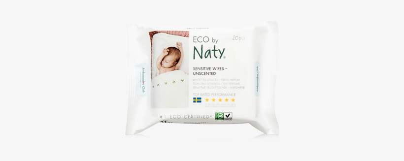 Wet Wipes Travel Pack - Nature Babycare Eco Sensitive Baby Wipes - Unscented, transparent png #3935886