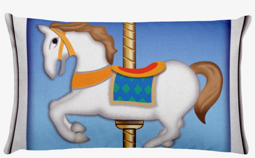 Emoji Bed Pillow - Horse, transparent png #3935951