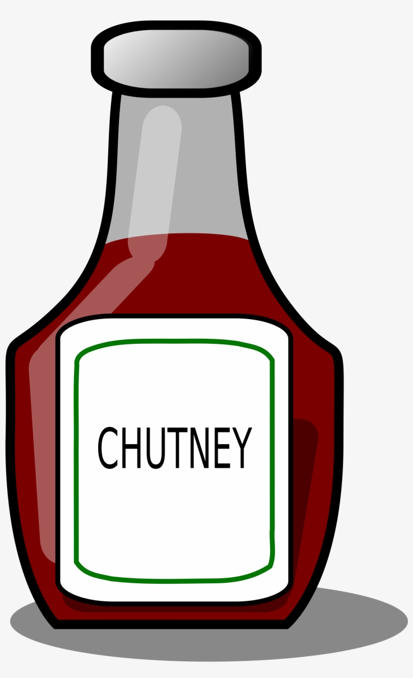 Ketchup Clipart Bbq - Salad Dressing Bottle Clip Art, transparent png #3936189