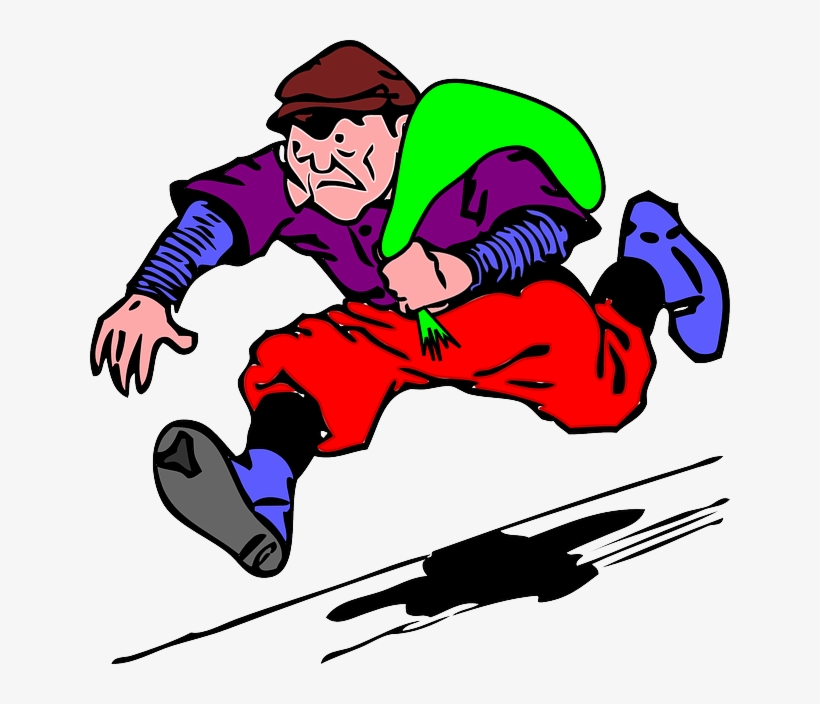 Http - //pixabay - - - Robber Clip Art, transparent png #3936500