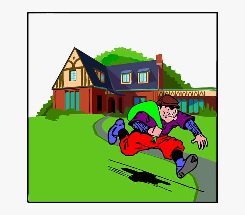 House Robbery Clip Art, transparent png #3936800