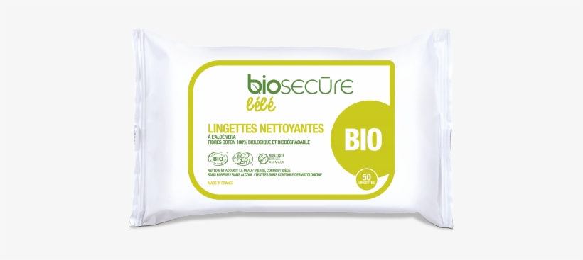 Bio Secure Lingettes Nettoyantes Bébé 50 Lingettes, transparent png #3936824