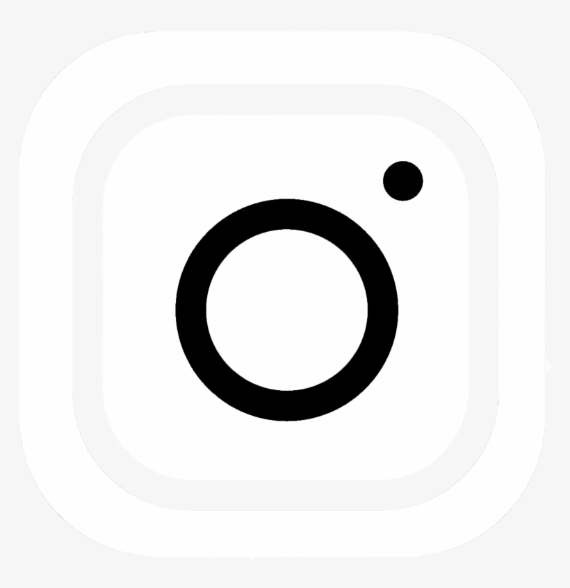 Instagram Icon Black And White - Insta Icon White, transparent png #3936828