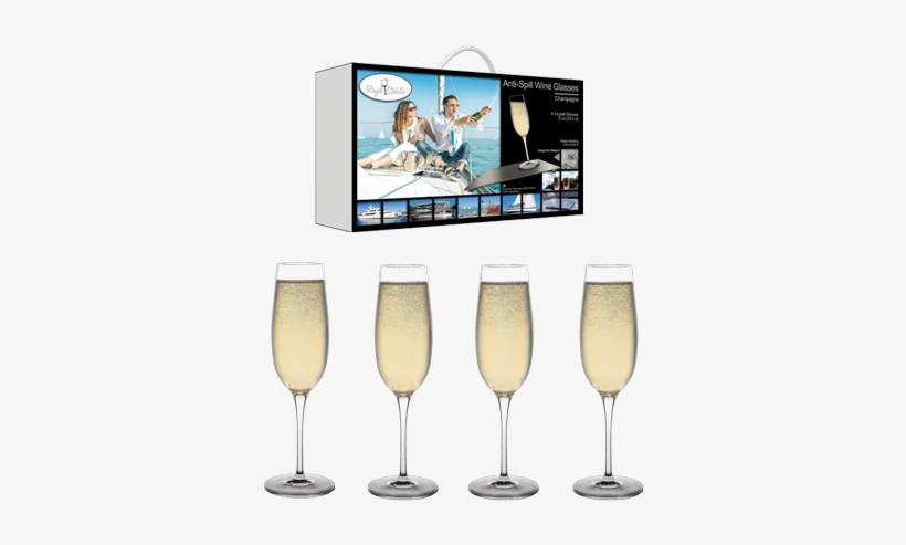 Ultra Clear Lead Free Crystal Wine Glasses - Royal Stabilis Attractive Magnetic Stainless Steel, transparent png #3936910