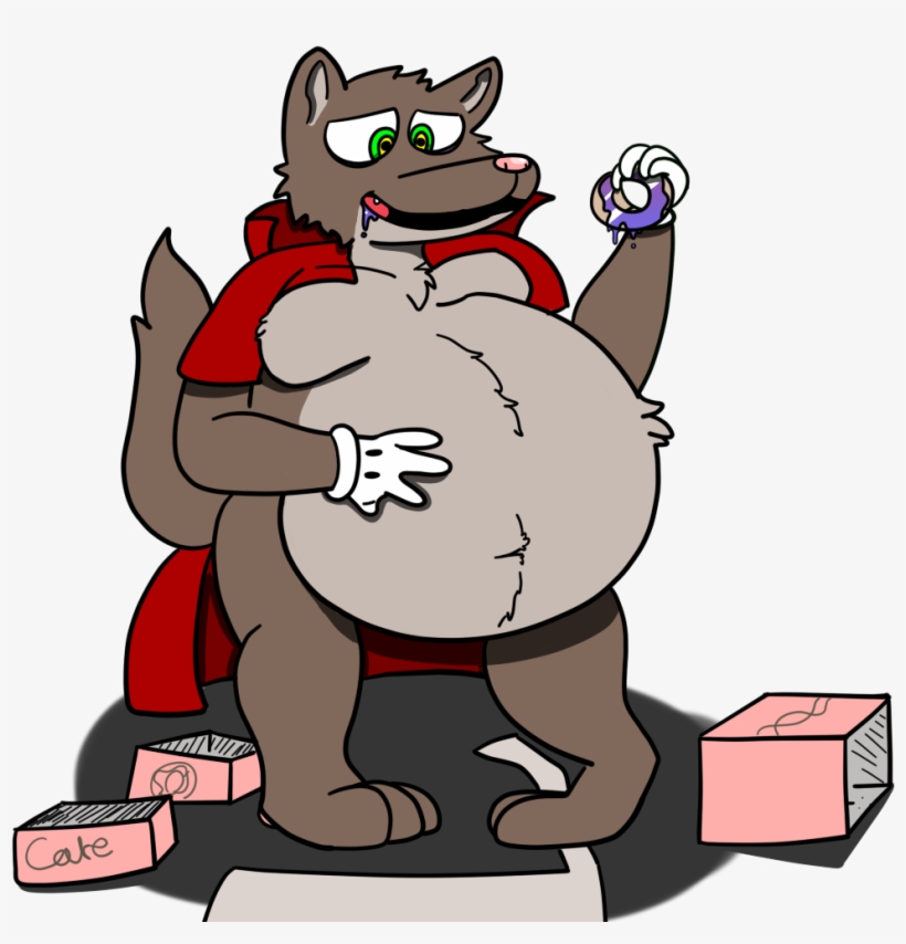 Donut Cake Theif - Cartoon, transparent png #3937029