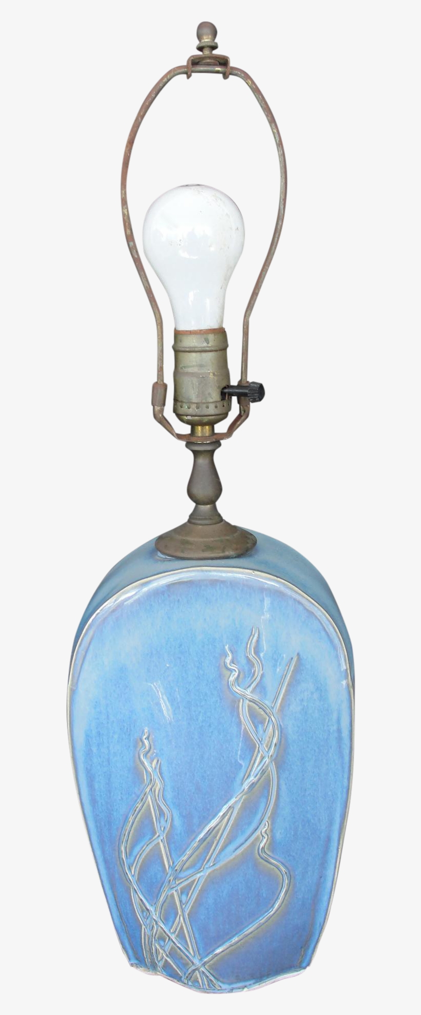 Light Blue Abstract Sailboat Lamp - Locket, transparent png #3937305