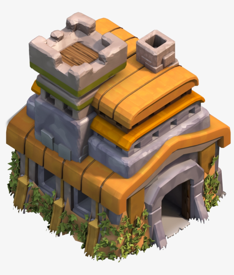 Clash City's Town Hall Is A Large Tourist Attraction - Hall, transparent png #3937526