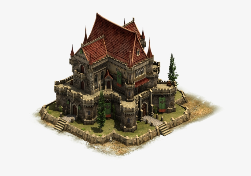Town Hall - Forge Of Empires Castles, transparent png #3937652