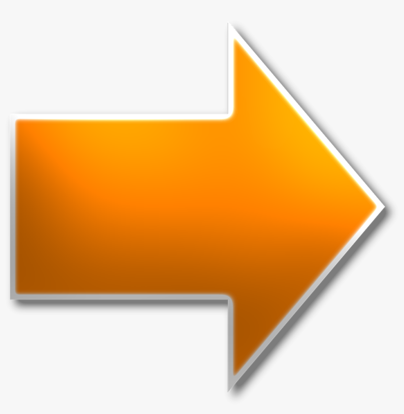 Arrow Right Orange Pictures - Arrow Right Icon Png Orange, transparent png #3937858