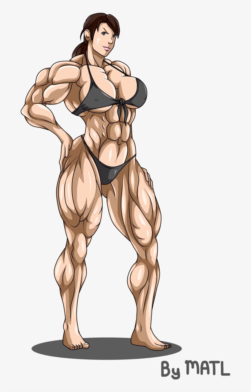 Quiet Muscle Growth - Lara Croft Muscle Growth, transparent png #3938506