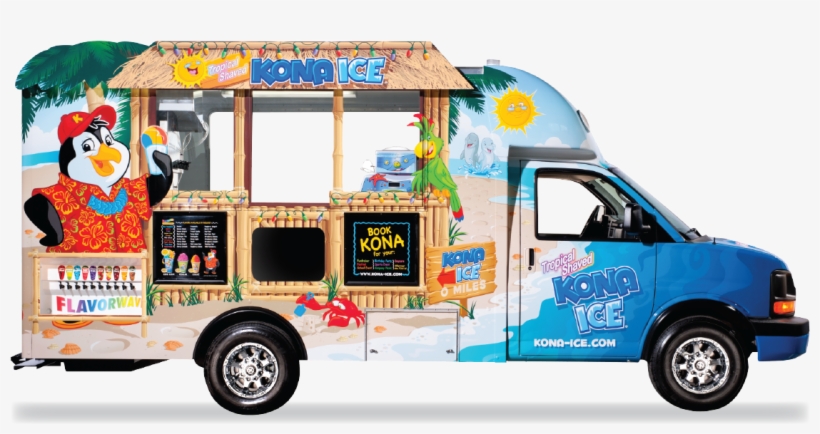 Kona Ice Truck Png, transparent png #3939270