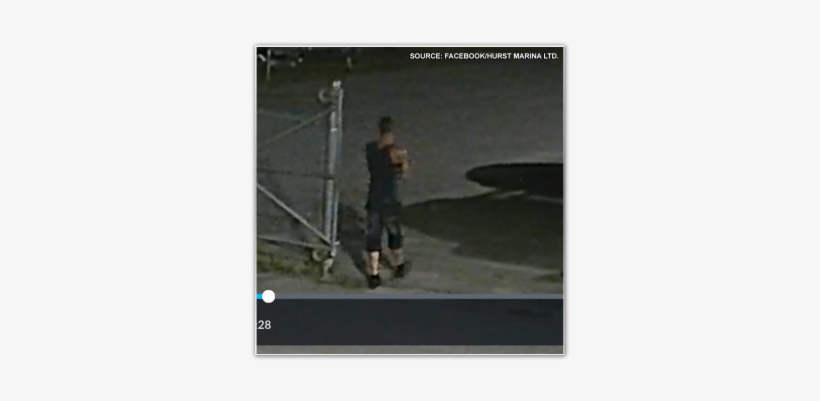 Suspect Gets Out Of Vehicle To Open Gate - Hurst Marina, transparent png #3939314