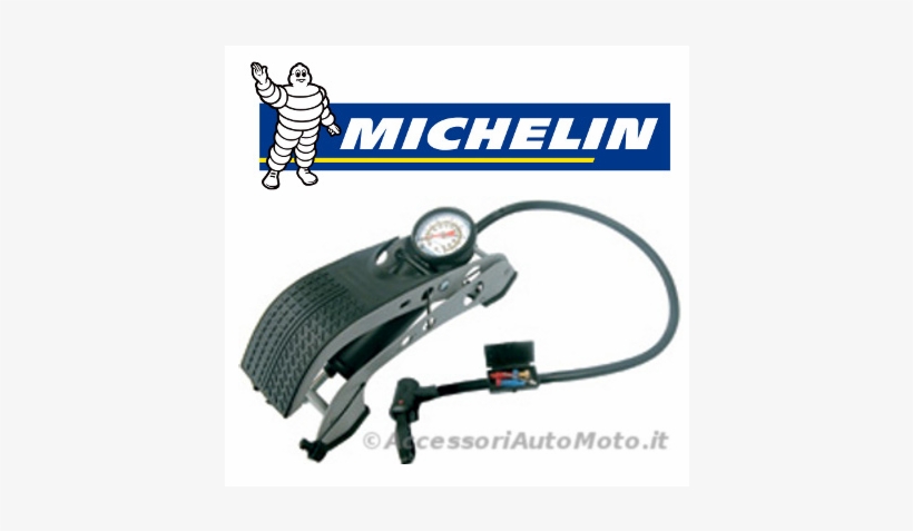 Pompa Pedale-michelin - Png - Michelin Twin Barrel Foot Pump, transparent png #3939409