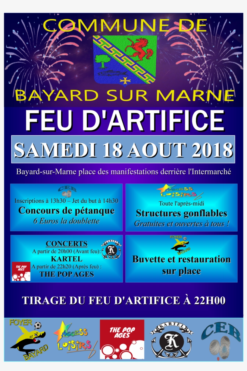 Journée Pétanque/jeux/feu D'artifice/concerts - Fireworks, transparent png #3939719
