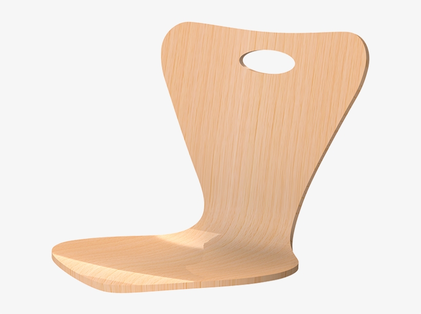 Milano 109 Clear Beech Front Cut Out P2 - Chair, transparent png #3940149