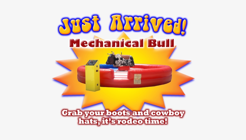 Mechanical Bull And Bounce House Rentals Available - Fresno, transparent png #3940191