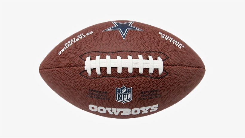 Wilson 12″ Composite Nfl Team Logo Football2017 08 - Wilson Dallas Cowboys New Official Composite Team Logo, transparent png #3940378