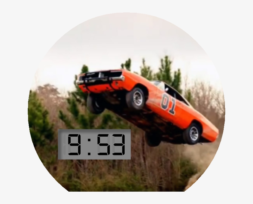 General Lee Watch Face Preview, transparent png #3940704