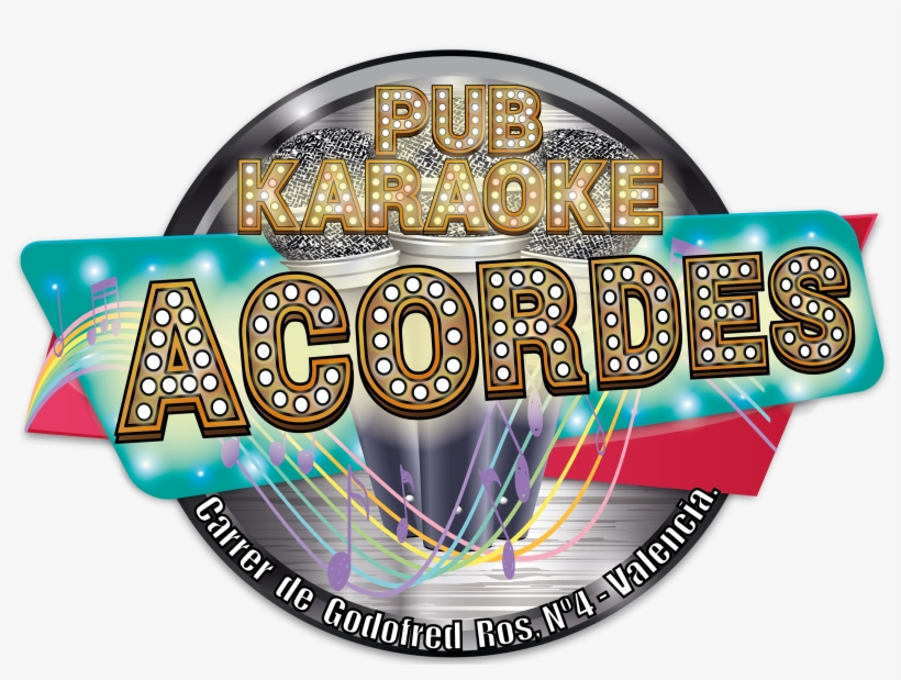 Logo Pub Acordes En A4 Png - Logo Karaoke Pub, transparent png #3940706