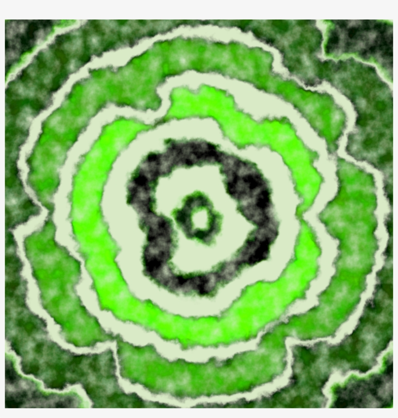 This Free Icons Png Design Of A Beautiful Green Flower, transparent png #3940891