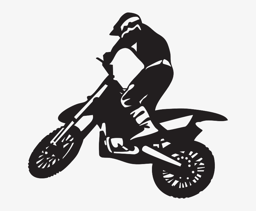 Bike Silhouette, Silhouette Cameo, Silhouette School, - Bike Sticker Designs Free Download, transparent png #3940897