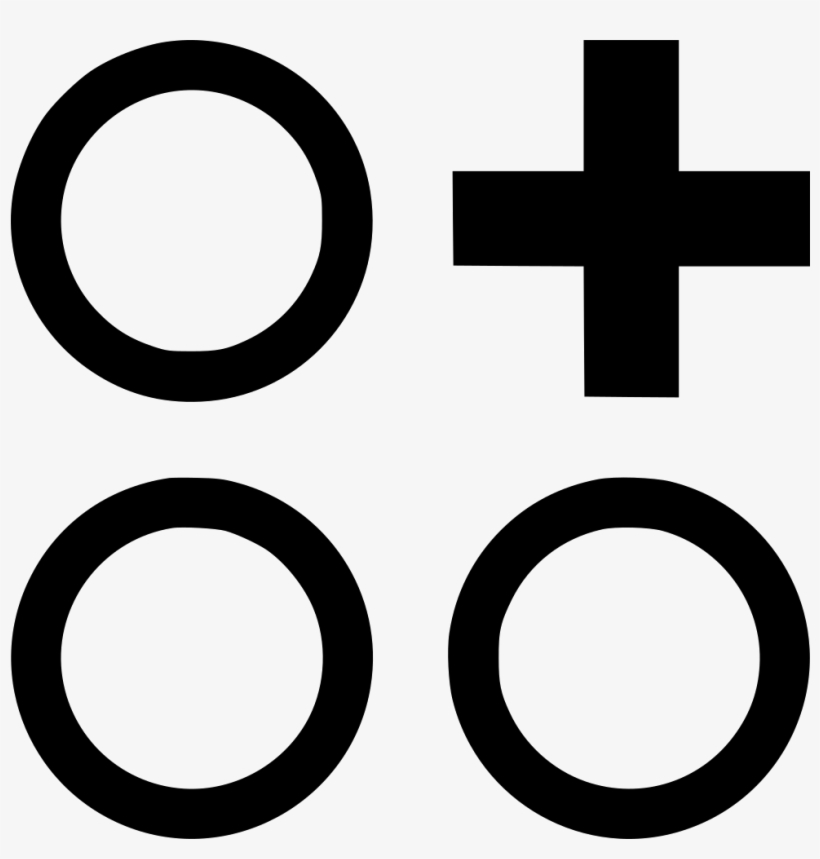 Three Spots One Plus Sign Comments - Circle, transparent png #3941089