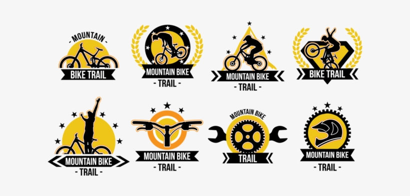 Bike Trail Labels Vector - Png Ciclismo Logo Vector, transparent png #3941134