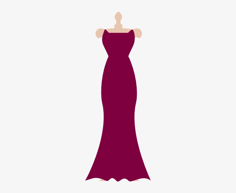 Gown Clipart Bridesmaid Dress - Bridesmaid Dress Clipart Free, transparent png #3941213