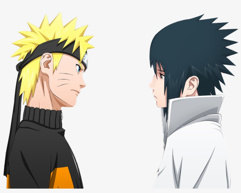 Report Abuse - Naruto And Sasuke Back To Back, transparent png #3941247