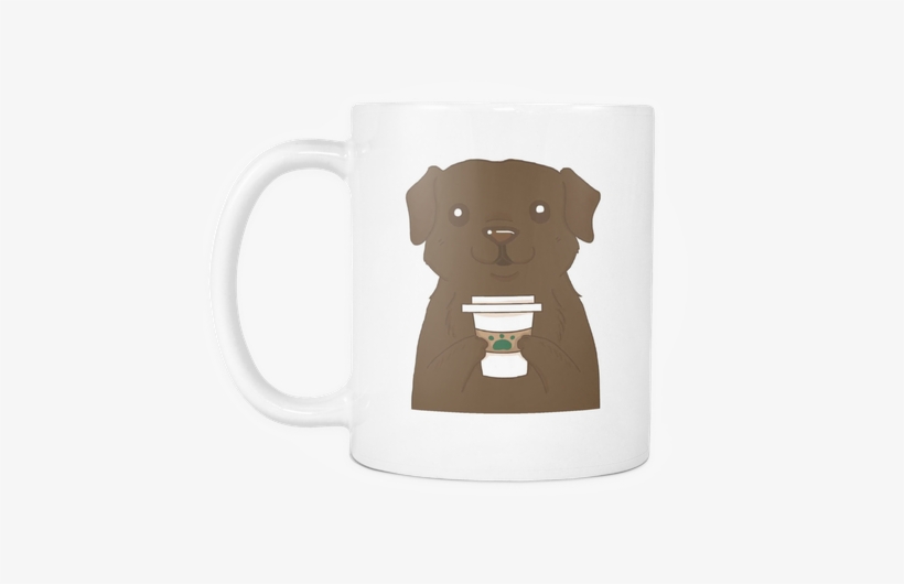 Chocolate Labrador Retriever Drink Coffee Cool Mug, - Dog, transparent png #3941365
