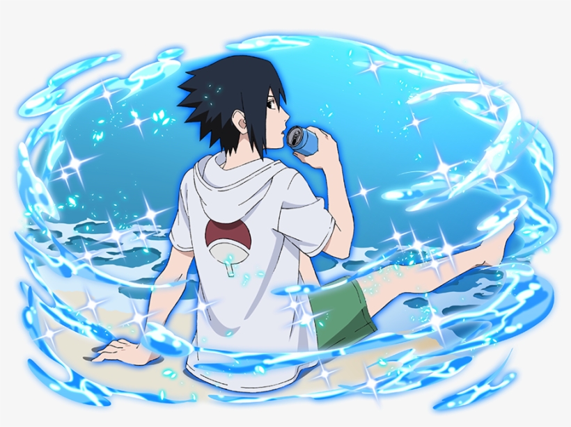 ☆5 Swimsuit Sasuke - 나루 티밋 블레이 징 사스케, transparent png #3941387