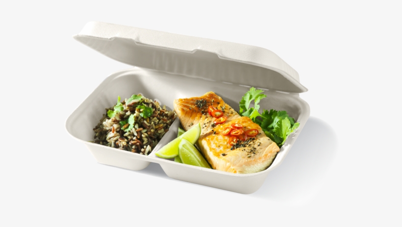 Sugarcane Clamshells - Broccoli Slaw, transparent png #3941894