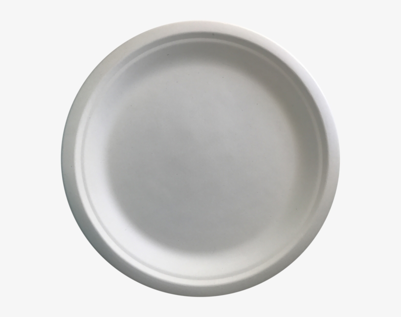 Sugarcane Bagasse Plates 9" Round - Sugarcane, transparent png #3942062