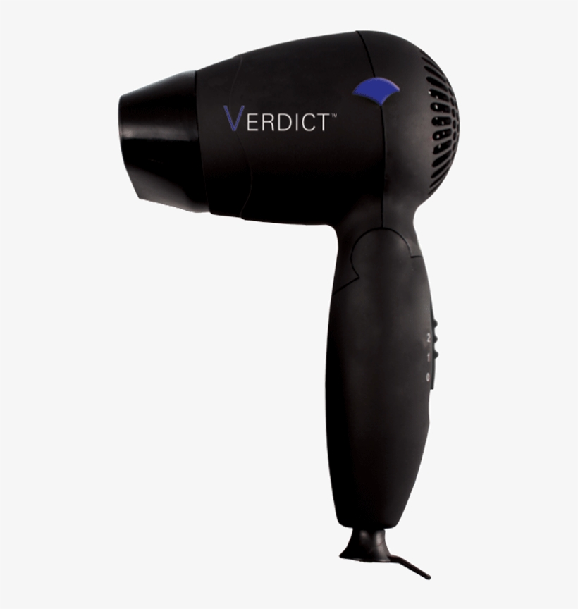 Verdict V-1200 Travel Hairdryer - Hair Dryer, transparent png #3942309