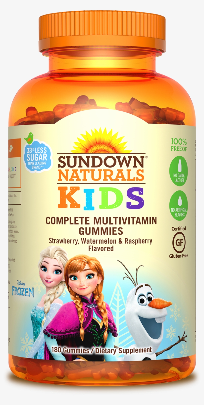 Frozen Complete Multivitamin - Sundown Naturals Kids, transparent png #3942336
