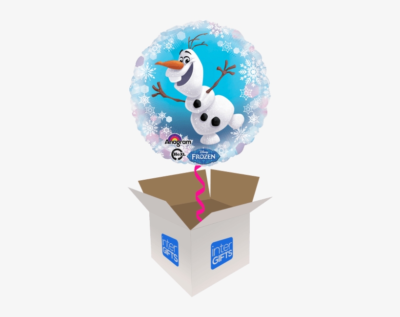 Olaf Disney Frozen - 18" Disney Frozen Olaf Balloon - Mylar Balloons Foil, transparent png #3942363