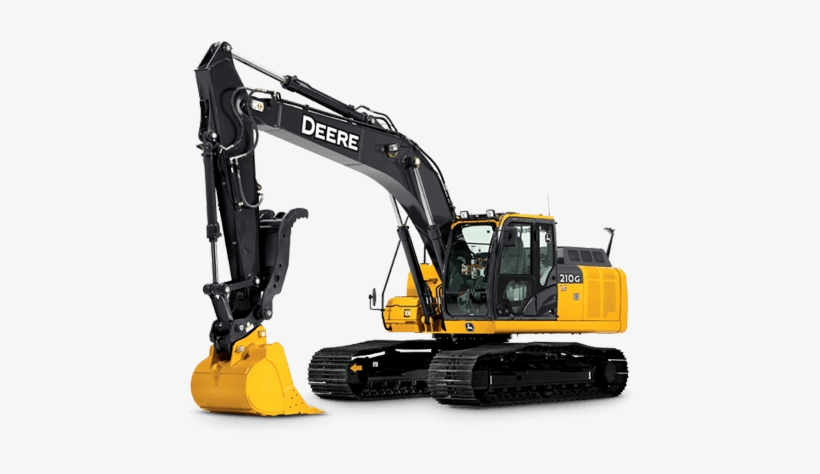 210g Excavator - John Deere Construction Equipment, transparent png #3942364