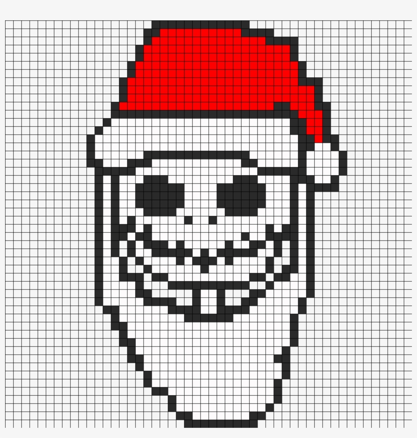 Bead Clipart Cross-stitch Jack Skellington Pattern - Bead, transparent png #3942521