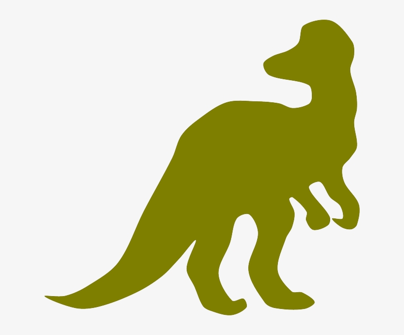 Is The Monster Of The Loch - Red Dinosaur Silhouette, transparent png #3942667