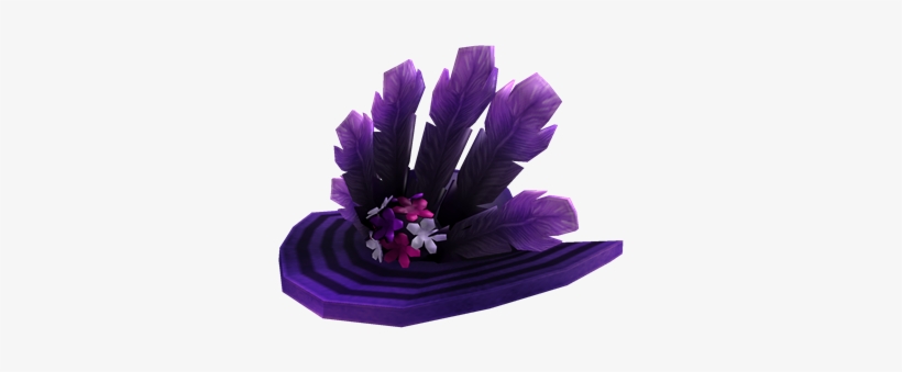 Purple Derby Hat - Artificial Flower, transparent png #3942830